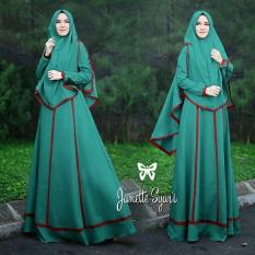 SM Grosir SM1006 Baju Muslim / Bahan Premium / Long Dress Gamis / Setelan Gamis / Gamis Syari / Baju Wanita / Gamis Cantik / Lis Garis