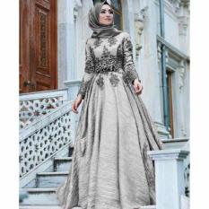 SM Grosir SM4012 Baju Muslim / Bahan Premium / Long Dress Gamis / Setelan Gamis / Gamis Syari / Baju Wanita / Gamis Cantik / Brukat Bordir