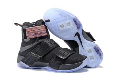 Sneakers LeBron James Mid Top Soldier 10 Original Bsketball Shoe Men's Black King James 2017 FMVP Sports NBA (40-45) - intl
