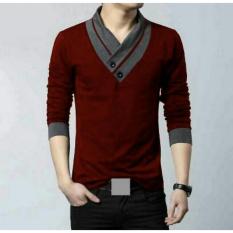 Snowshop Baju Pria Victor - Maroon