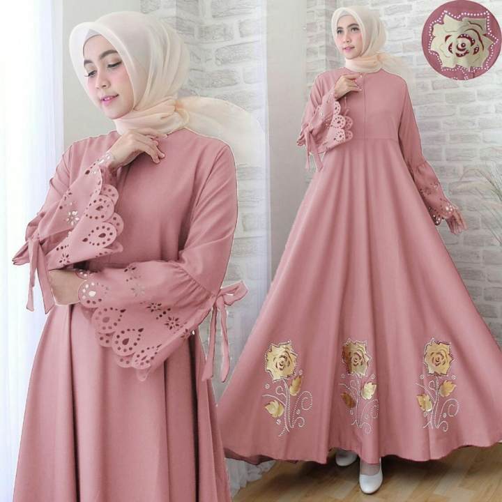 Snowshop Gamis  Syari Kayla Baju  Muslim Baju  Gamis  