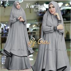 Snowshopkita Jersey Premium Gamis Syari Karina - Grey