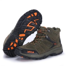 SNTA Sepatu Hiking / Gunung Outdoor 482 Hijau Orange