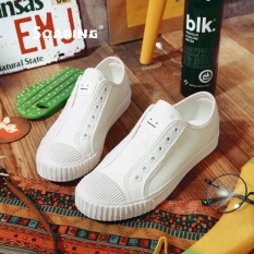 Melonjak All-Star Flst Sport Sepatu Kanvas Sepatu untuk Pria dan Wanita Sneaker Kasut Lelaki And Wanita (Putih) -Intl