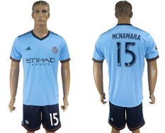 Soccer Club Jersey New York City FC Home Light blue Football Jerseys 2017-2018 Major League NO.15 Training (S-XXL) - intl