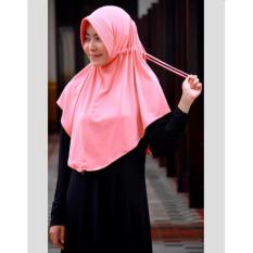 Socialite Jilbab Instan Serut Jokowi - Hijab Instan Jersey Polos - Kerudung Pet Serut Instan