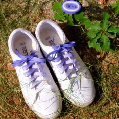 Sohoku Sepasang Tali Sepatu Model Gradient Changing Colors Warna Ungu