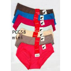 Sorella Panty isi 2pcs Bahan Kaos Katun Model Mini (mix)