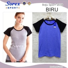 Sorex Baju Sport Senam Olahraga 2078 - Biru