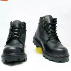 Spartan - sepatu safety pria / sepatu boots pria 100% kulit asli murah berkualitas