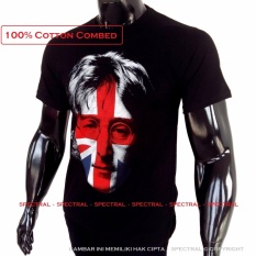 Spectral – Kaos Distro Kaos Fashion 100% Soft Cotton Combed T-Shirt T - Shirt Gambar John Lennon Bendera Beatles Musik Gitar Band Art Sablon Plastisol Atasan Pria Wanita Katun Lembut Adem Simple Keren Casual Sport Halus Baju Cowo Cewe Pakaian Distro