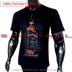 Spectral - Kaos Distro T-Shirt Fashion 100% Soft Cotton Combed 30s Pria Wanita Cewe Cowo Baju T – Shirt 3D Terbaru Model Baru Kekinian Animasi Seni Kata Gambar Tulisan Jack Daniel Topi Koboi Miras Botol Kaleng Bensin Minuman Keras Daniel’s Atasan Pakaian