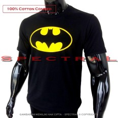 Spectral - Kaos Distro T-Shirt Fashion 100% Soft Cotton Combed 30s Pria Wanita Cewe Cowo Baju T – Shirt Terbaru Baru Jaman Now Kekinian Animasi Seni Gambar BATMAN KUNING Lambang IronMan Avenger film Superman Kartun Marvel Superhero Kartun Atasan Pakaian
