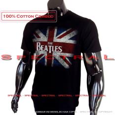 Spectral - Kaos Distro T-Shirt Distro Fashion 100% Soft Cotton Combed 30s Kaos Pria Kaos Fashion Baju Distro T - Shirt Gambar Animasi Seni BEATLES STD Beatle Musik Band Rock Pop Gitar Art Music Metal Sablon Atasan Pria Wanita Cowo Cewe Pakaian Kekinian
