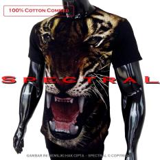 Spectral - Kaos Distro T-Shirt Fashion 100% Soft Cotton Combed 30s Pria Wanita Cewe Cowo Baju T – Shirt 3D Terbaru Baru Kekinian Animasi Gambar Harimau Macan Singa Kucing Besar Hewan Binatang Seram Horror Jahat Sadis Kartun Superhero Atasan Pakaian