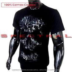 Spectral - Kaos Distro T-Shirt Fashion 100% Soft Cotton Combed 30s Pria Wanita Cewe Cowo Baju T – Shirt 3D Terbaru Model Baru Jaman Now Kekinian Animasi Seni Hewan Serigala Wolf Tengkorak Horor Seram Demon Mistis Jahat Kartun Metal Mayat Horror Pakaian