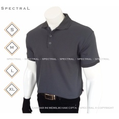 Spectral – Kaos Polo Shirt S M L XL Kaos Polos Basic Kaos Fashion Kaos Kerah Pakaian Berkerah Pria Wanita Cowo Cewe Bahan Lacos Simple Simpel Atasan Casual Kaos Distro Kaos Sport Premium Bagus Murah Lembut Kasual T-Shirt Baju Polos Polo Sport - GREY ABU