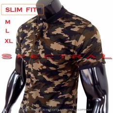 Spectral - Kerah Koko Polo Shirt Army Slim Fit M L XL T-Shirt Pria Wanita Kaos Polo Pakaian Pria Fashion Pria Kaos Kerah Baju Berkerah Kaos Cowo Atasan Kasual Kaos Distro Sport Topi Jaket Celana Sepatu Tni Bomber Pilot Loreng Armi Abri Motif Tentara