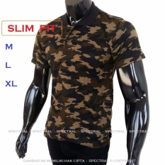 Spectral - Polo Shirt Army Slim Fit M L XL T-Shirt Pria Wanita Kaos Polo Pakaian Pria Fashion Pria Kaos Kerah Baju Berkerah Kaos Pria Kaos Cowo Atasan Kasual Kaos Distro Sport Topi Jaket Celana Sepatu Keren Tni Bomber Pilot Loreng Armi Abri Motif Tentara