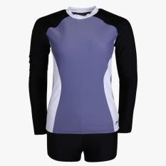 Speedo Adult Female Competitive Hydrasport Rash Top - Hitam
