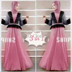 Spesial Busana Muslim Xl Gamis Princess Zahra Set Gamis Pesta Jersey Import Terlaris