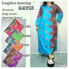 Spesial!! Daster Longdress Batik Gamis Gaun Batik Baju Hamil Busui Muslim