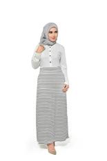Spicatto SP 110.34 Gamis Muslimah Wanita-Cotton-Cantik(Putih Kombinasi)