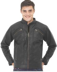 Spiccato SP 112.03 Jaket Kulit Pria - Bahan Oscar Korea - Bagus Dan Nyaman - Hitam