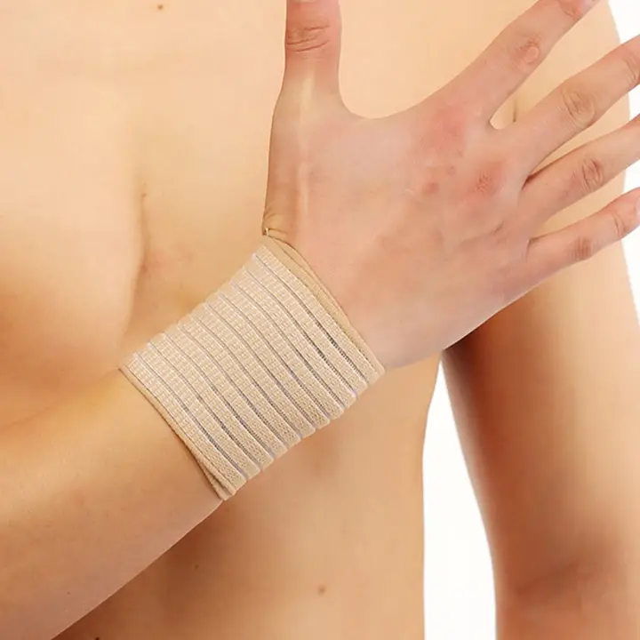 Olahraga Kapas Perban Elastis Tangan Gelang Olahraga Gym Penopang Penahan Pergelangan Tangan Bungkus Kebugaran Tenis Polsini Karet Tahan Keringat Munhequeira Intl Lazada Indonesia