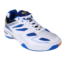 Spotec Back Court Sepatu Badminton - Putih/Biru
