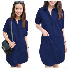 SR Collection Aliza Dress - Navy