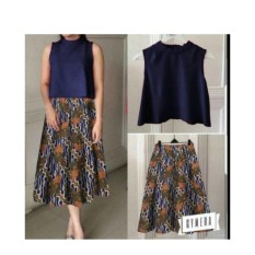 Stelan Anne/stelan batik/stelan wanita murah/stelan rok/baju wanita