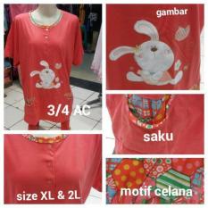 Stelan Baju Tidur 3/4 Big Size Anne Claire - 7C7775