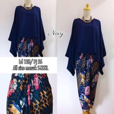 stelan kebaya batwing. kebaya kutu baru / kebaya / kebaya modern / kebaya batwing polos / kebaya jumbo