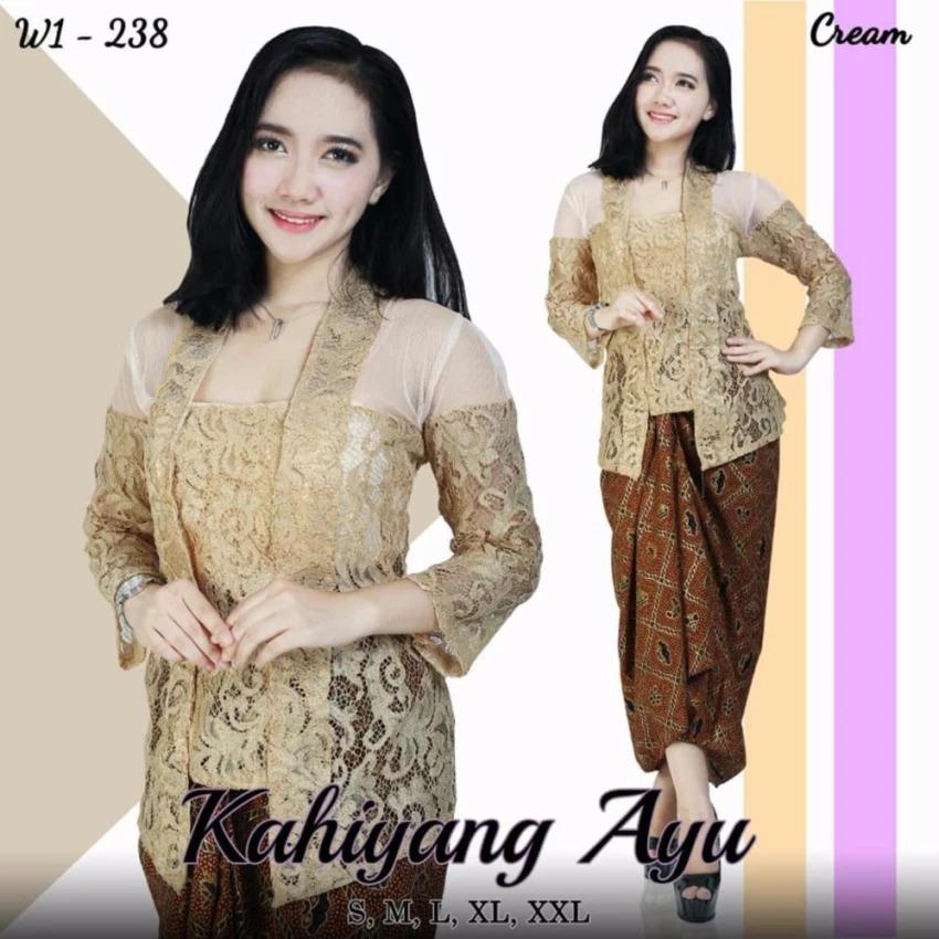 Stelan Kebaya Kahiyang Ayu & Rok Lilit Panjang. Keluaran Terbaru  