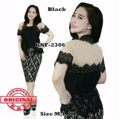 Stelan Kebaya Kahiyang Ayu Lengan Pendek & Rok Frisket Pendek Fashion Wanita