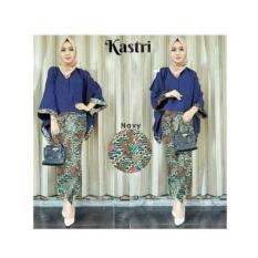 Stelan Kebaya Kastri/kebaya wisuda modern/kebaya modern/kebaya batik