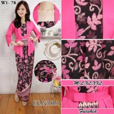Setelan baju batik wanita- kebaya Modern kutu baru & rok lilit. Elnira 1. keluaran terbaru