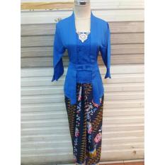 Stelan baju batik wanita- kebaya modern - kutu baru & rok lilit. keluaran -baju batik wanita