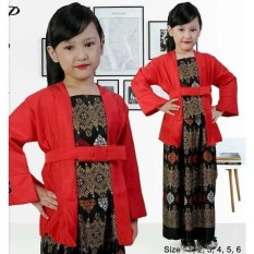 Stelan Kebaya kutu baru Anak Perempuan