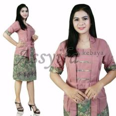 Stelan kebaya kutu baru Elnira lengan pendek. keluaran terbaru