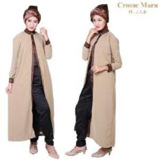 STOCK CLEARANCE - Crosse Mara Hijab - Robe - Jubah Sahara Duo - Mocha - 1 Pcs