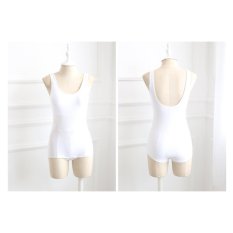 Siswa Girls Japanese Sekolah Swimsuit Cosplay Sexy SUKUMIZU One Piece Swimwear-Warna Putih-Intl