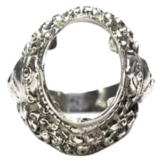 Sudanayasa Silver - Ring - Emban Motif Ganesha2 Silver
