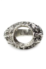 Sudanayasa Silver - Ring - Emban Motif Rangda1 Silver