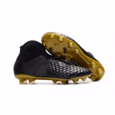 SuFei Football Sepatu Mens FG Sepatu Sepak Bola Magista Obra II FG BlackGold-Intl