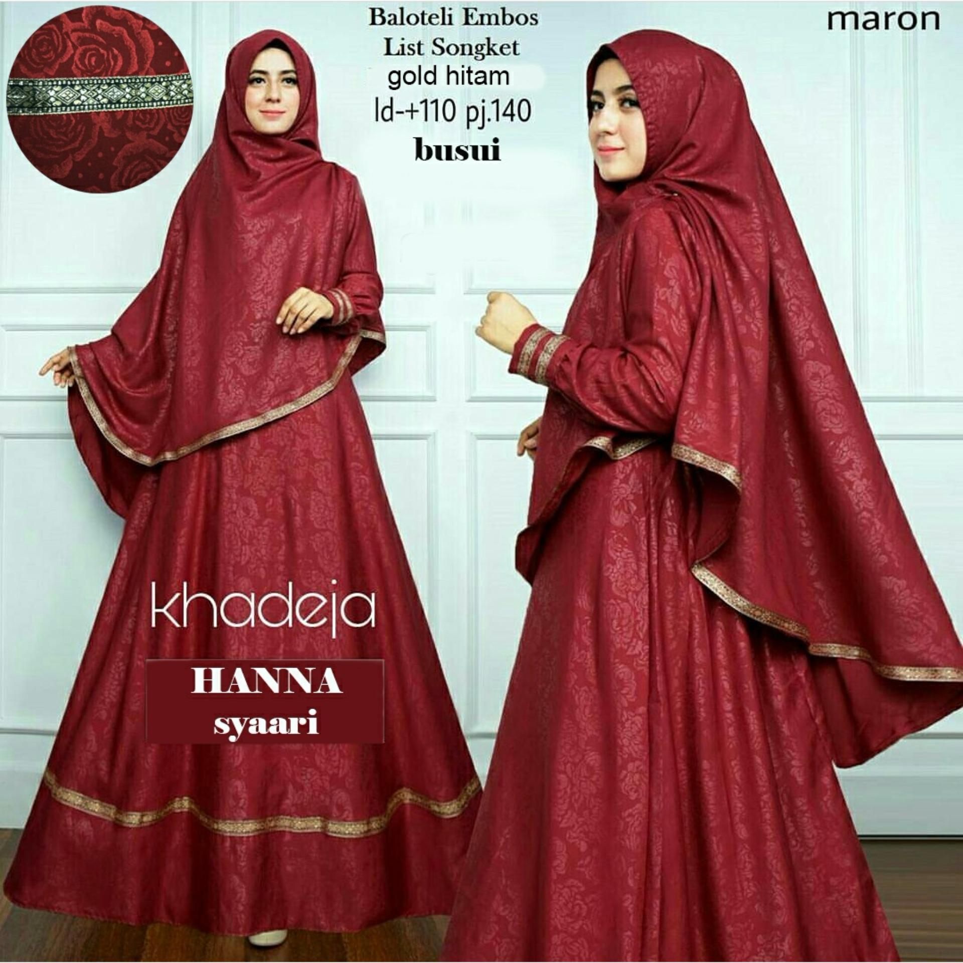  HARGA  DISKON Shopping Yukz Baju  Gamis Maxi Dress Muslim  