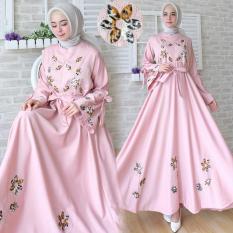 Suki Baju Gamis Muslim Lower / Dress Muslimah / Hijab Muslim / Gamis Syari’I / Baju Gamis / Fashion Muslim / Setelan Muslim / Hijab Wanita / Baju Muslim / Maxi Gamis / Fashion Muslim