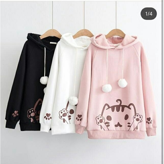 Suki Sweater Wanita Lengan Panjang Sw Meo / Tumblr Tee Wanita / Sweater Jaket