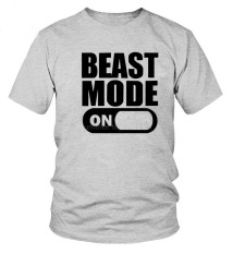Musim Panas Mode Binatang Di Angkat Besi Gimnasium Motivation Bodybuilding Kaus Manusia Musim Panas Crewneck Kaus Kaus Pria Grey-Internasional